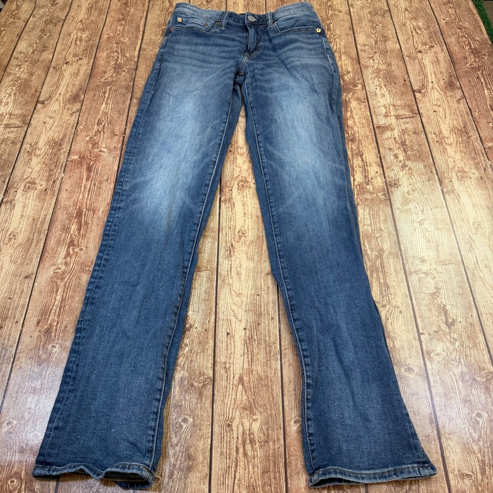 American Eagle Original Straight Jeans Mens 28 x 34 Blue Ne(x)t Level Flex